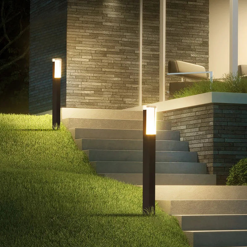 Outdoor led garden lamp waterproof aluminum for driveway - 60CM / Cool White / CA 12 V 24 V