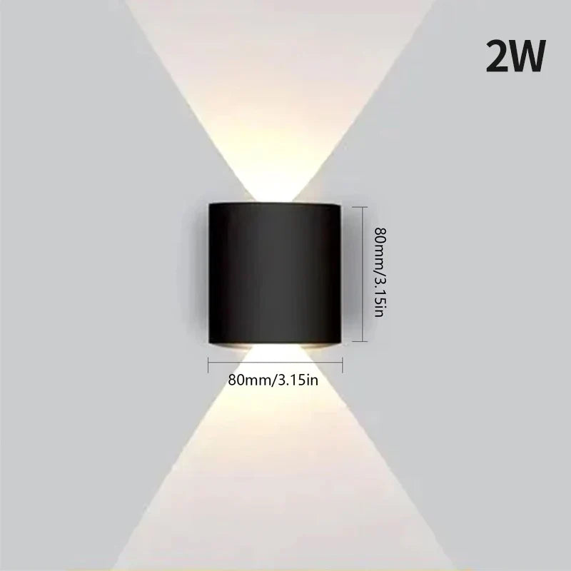 Waterproof led wall sconce for modern lighting - 2W / CHINE | 3000K