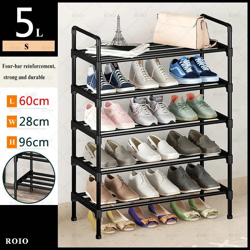 Easy to assemble and dust resistant shoe shelf - D5L