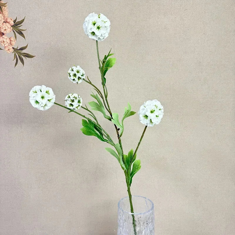 Artificial flower wheels for wedding decoration - Pure White