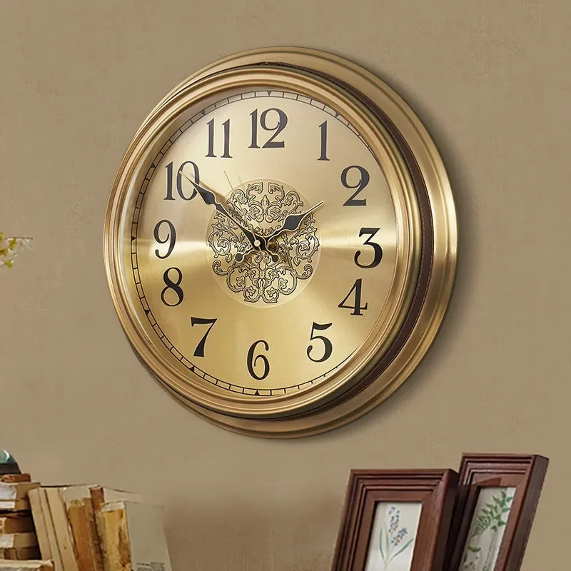 Creative European retro and Chinese style wall clock - view 2