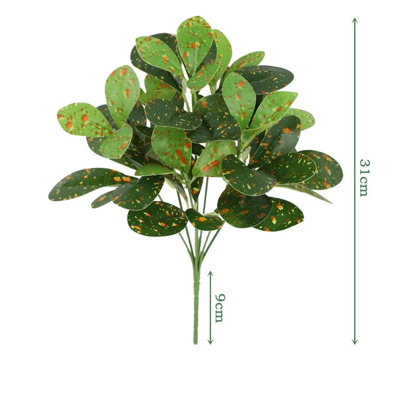 Artificial silk bamboo leaves for elegant decoration - Polyscias2