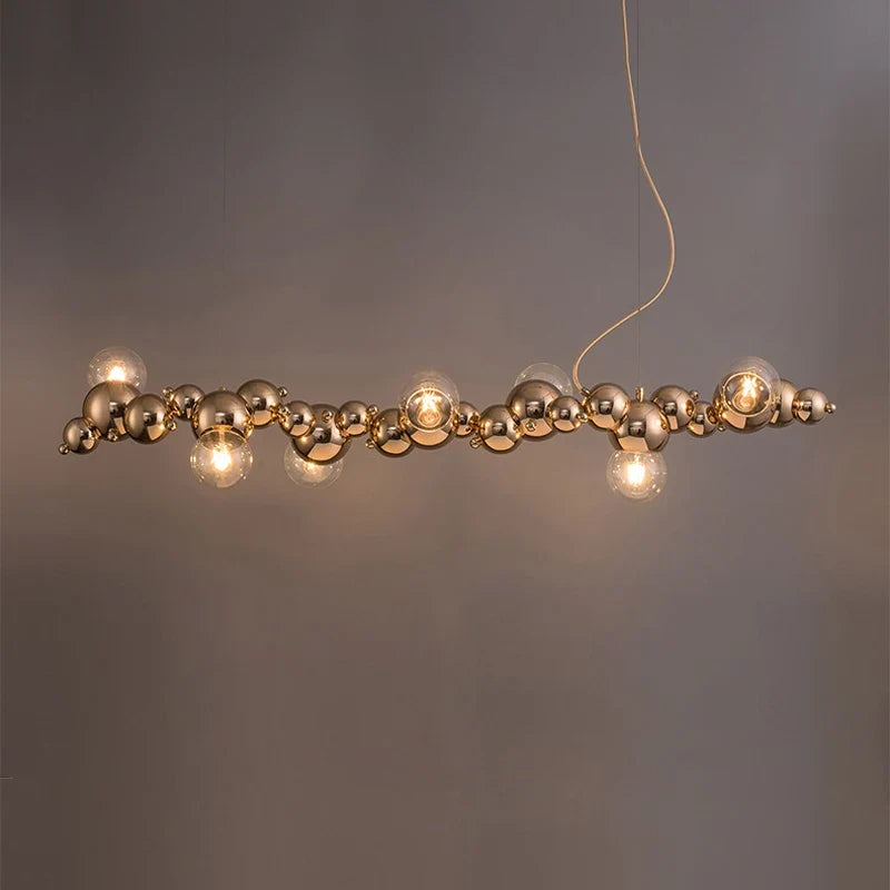 Chandelier led molecular design trend lighting 2024 pendant light