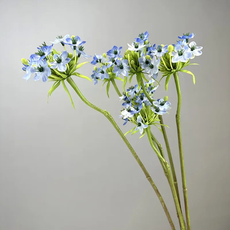 Artificial velvet silk flowers for elegant decoration
