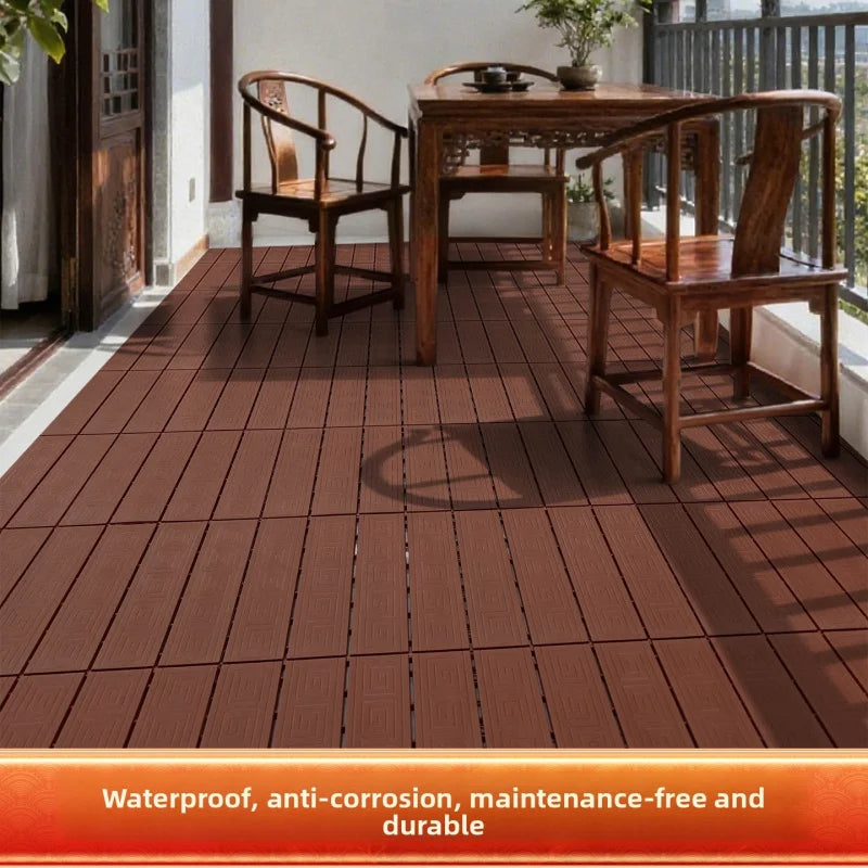 Composite Interlocking Deck Tiles Slip-Resistant - view 3