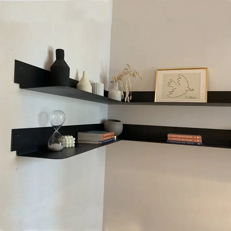 Wall storage supports in metal for creative decoration - view 4