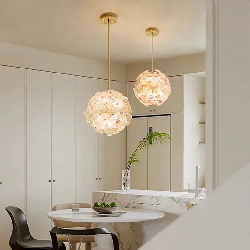 Modern glass pendant light for retro design interior decoration - view 3