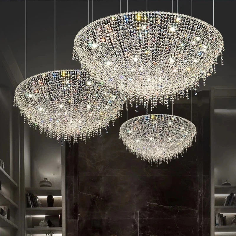 Retro Crystal Chandelier for Elegant Interior Decoration - view 2