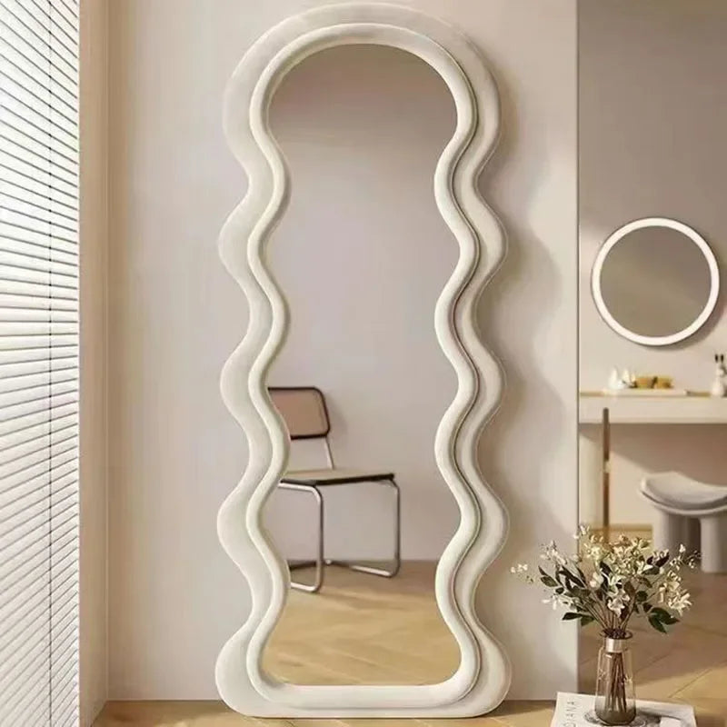 Corrugated mirror modern design for chic and funky space - view 5