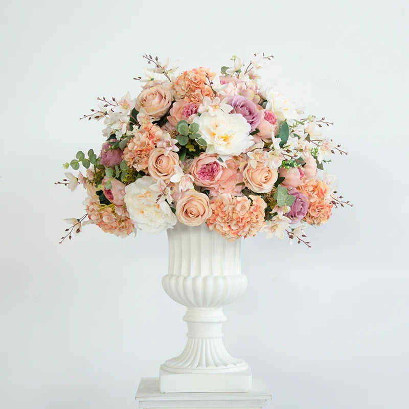 Artificial silk flower balls for wedding decoration and photo - 12 / 35 CM