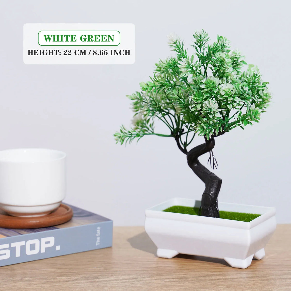 Artificial plants bonsai small tree interior and exterior decoration - PJ29-07 / With Pot
