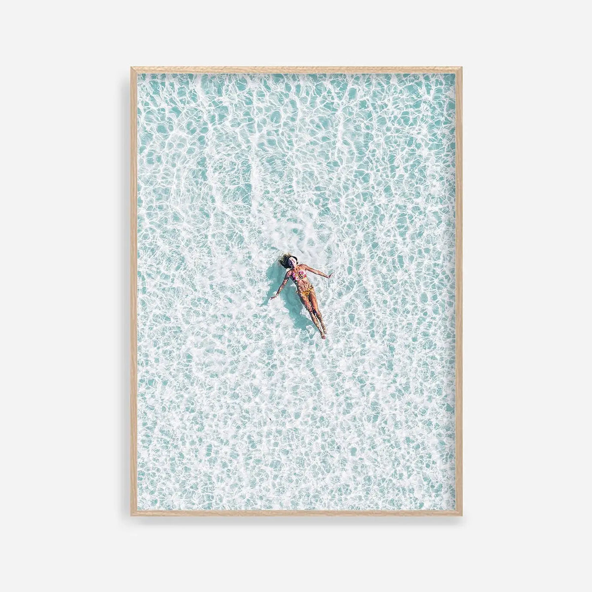 Ocean wave photography poster wall art interior decoration - 30X45cm Unframed / 6