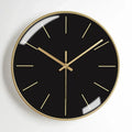 Modern wall clock in aesthetic and silent metal - Style 9 / 12 inches