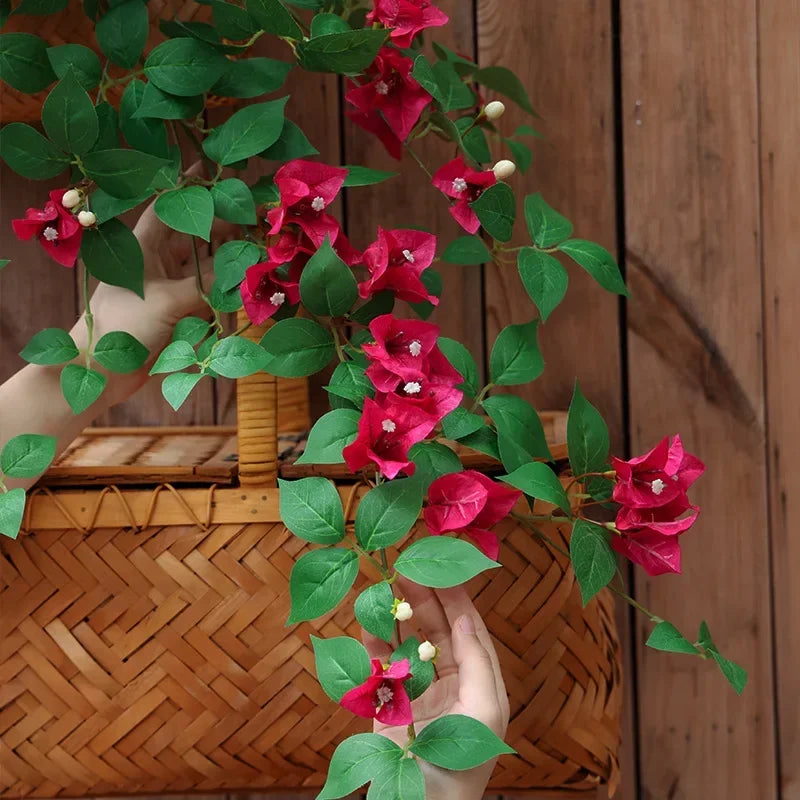 Artificial flowers vines plums for decoration party and festival - view 5