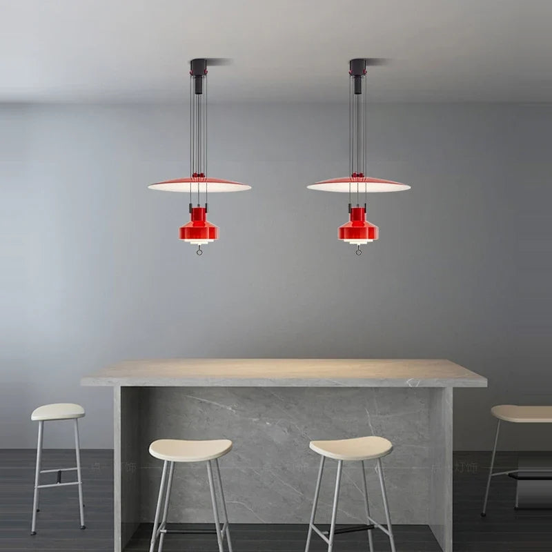 Minimalist Flexible LED Aluminum Chandelier, Lightweight Build - view 6