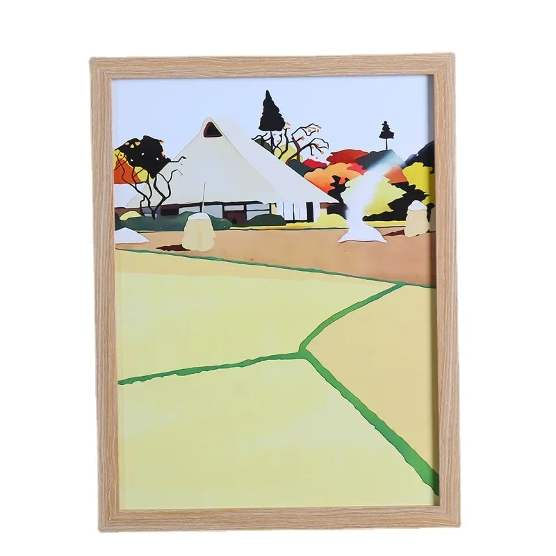 Home decor Handmade Wooden Frames, A3 A4 16 Inch Sizes, Hangable and for Table Display, Great for Creative Photo Arrangements - view 5