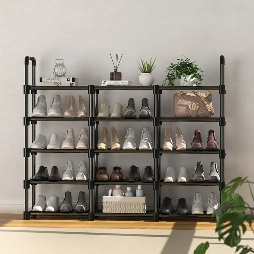Multilayer removable shoe shelf for practical storage - view 2
