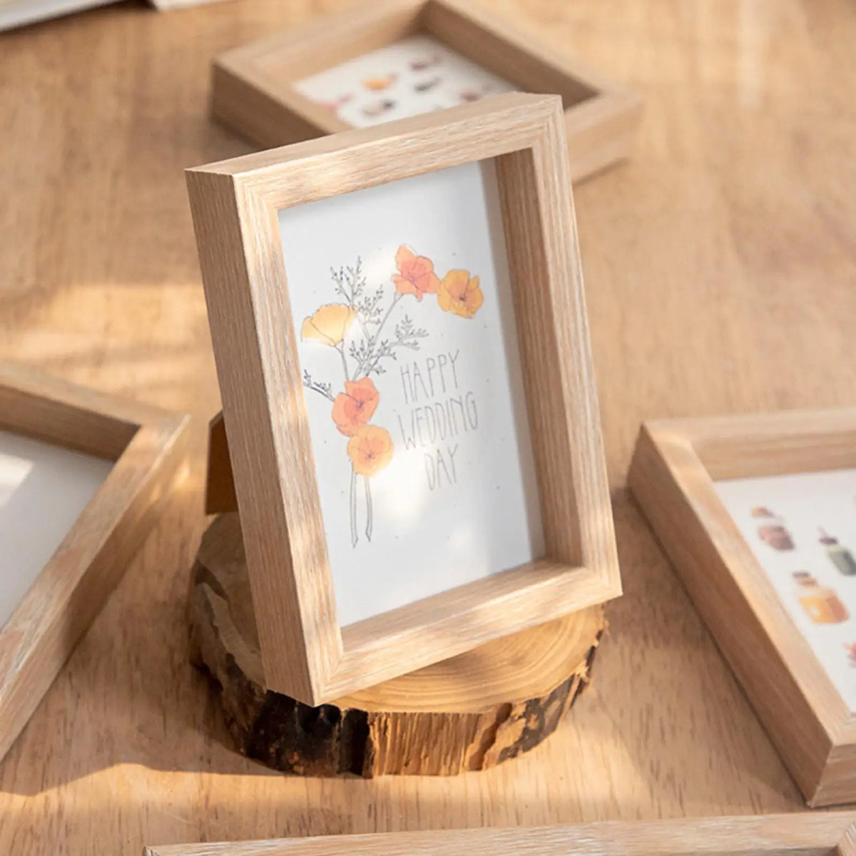 Small Wooden Picture Frame, 11 x 11 cm to 11 x 16 cm - view 5