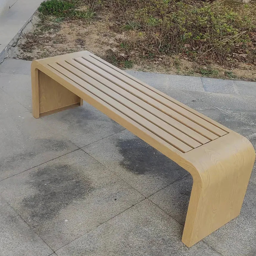 Outdoor park with bench for public and leisure areas - 10.40.45