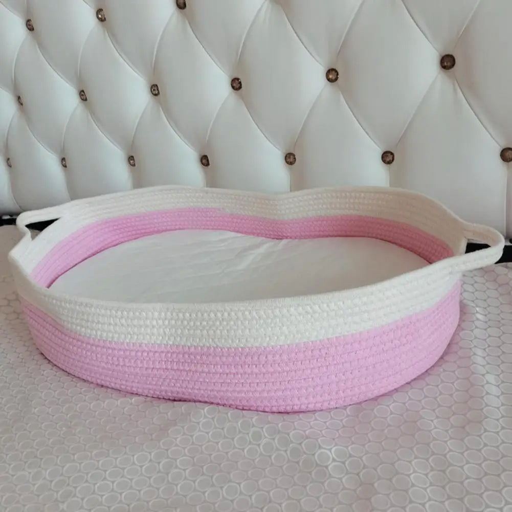 Baby sleeping basket in lightweight and soft cotton - view 5