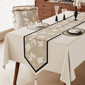 Vintage linen table runner floral country patterns - 30x120cm