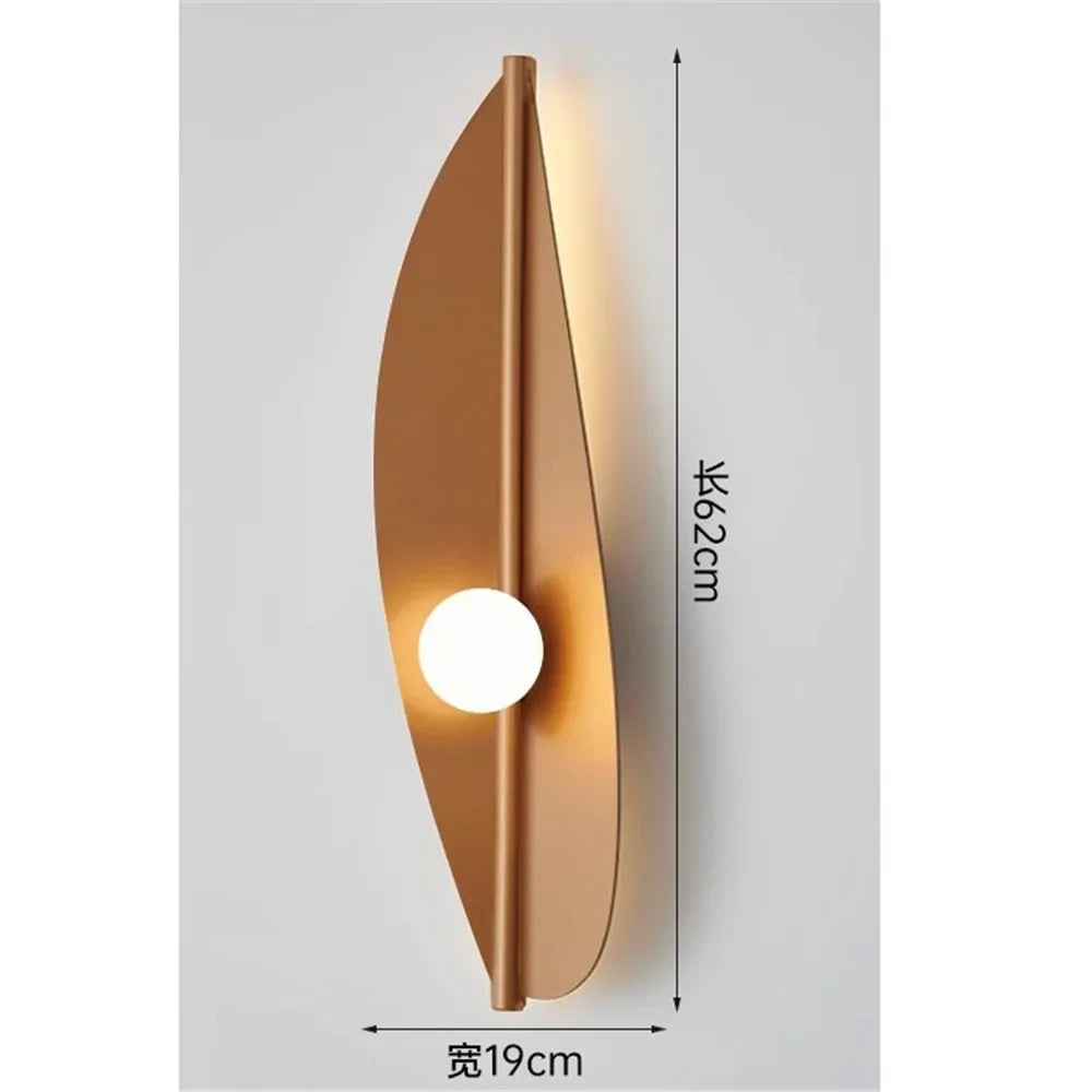 LED wall sconce design sheet in modern acrylic interior decoration - CL