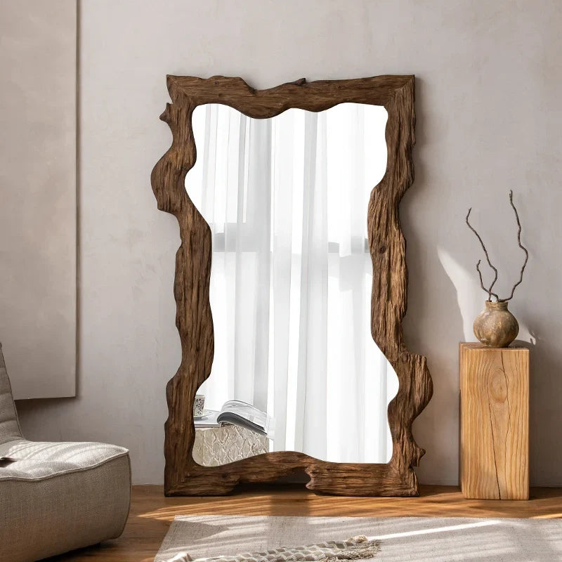 Luxury modern decorative wooden standing mirror for home - view 2