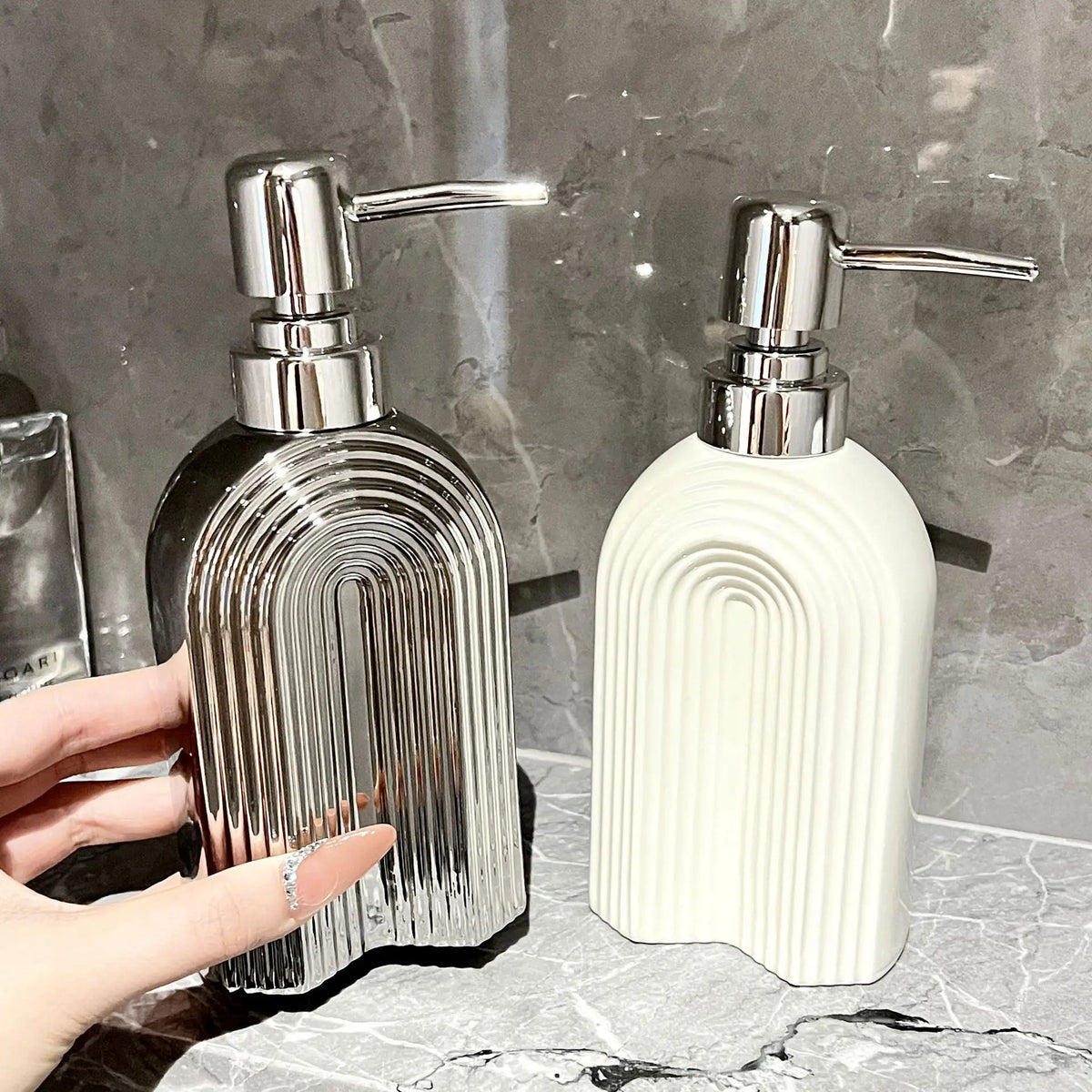 Creative bottle disinfectant for luxury hands bathroom - view 2