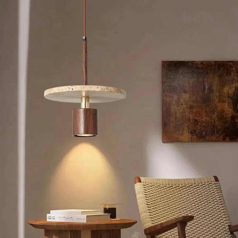 Modern stone chandelier for restaurant and bedside