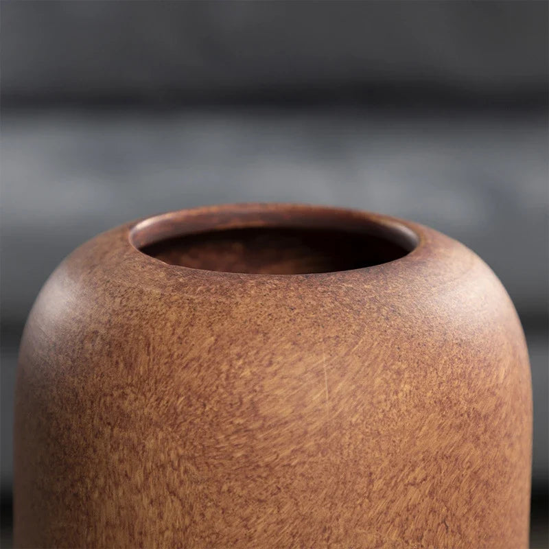 Ceramic geometric vase for artisanal floral decoration - view 4