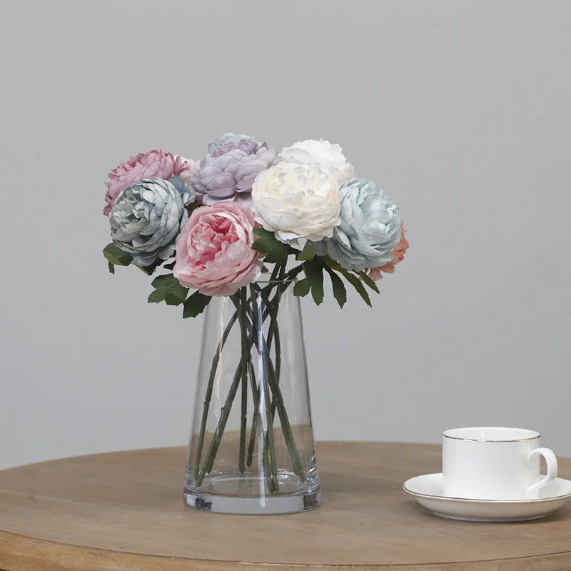 Realistic artificial peony for decoration and wedding - view 2
