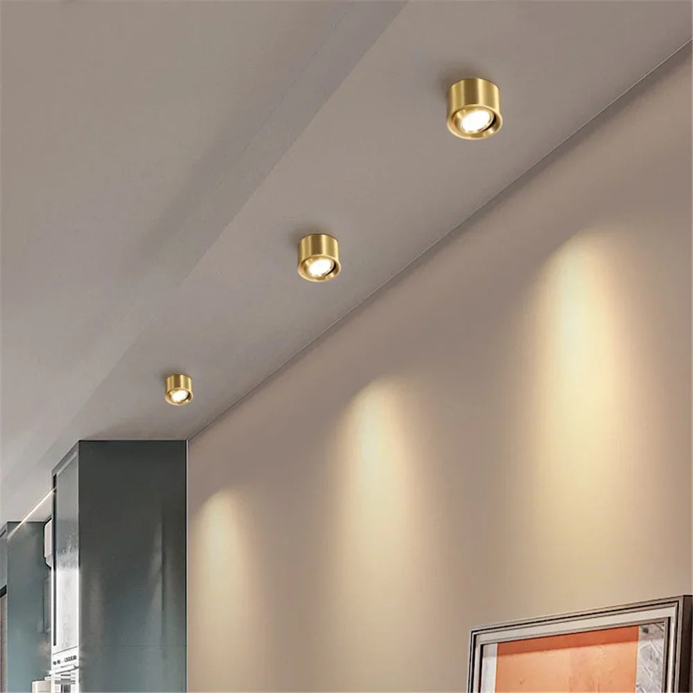 Adjustable copper angle ceiling for interior decoration - view 6