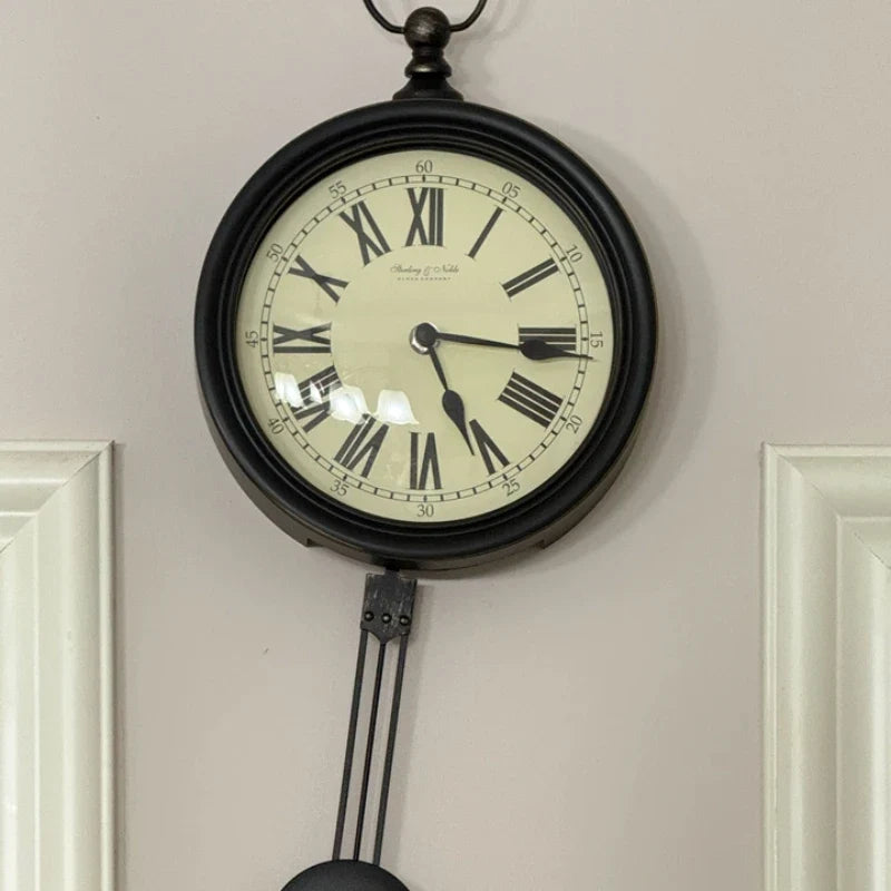 Digital wall pendulum elegant Nordic style silent decorative - view 2