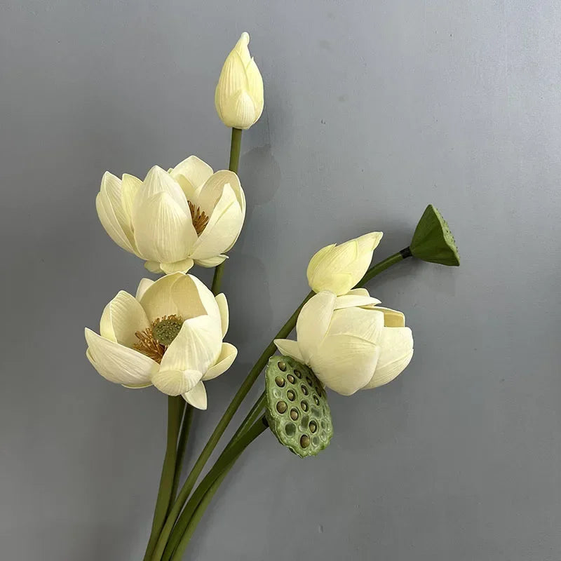 Decorative flowers in pu for wedding and hotel