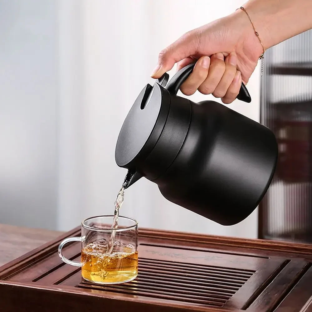 Teapot stainless steel quick infusion large isolated capacity - view 3