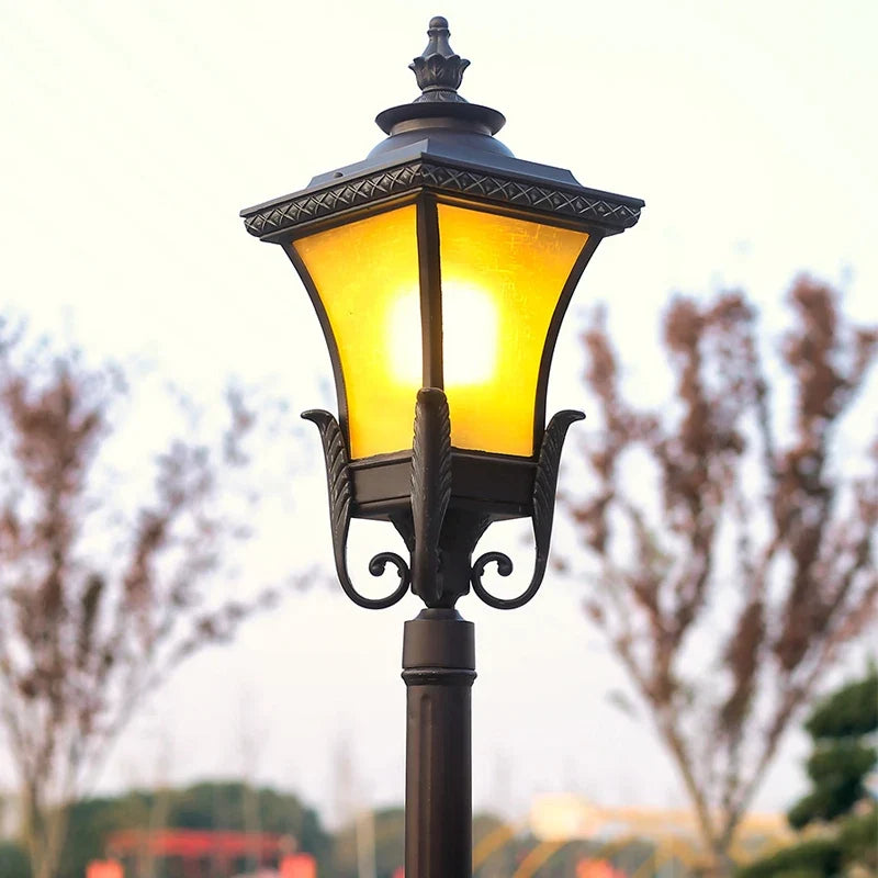 Retro aluminium garden lamp waterproof rustproof - view 5