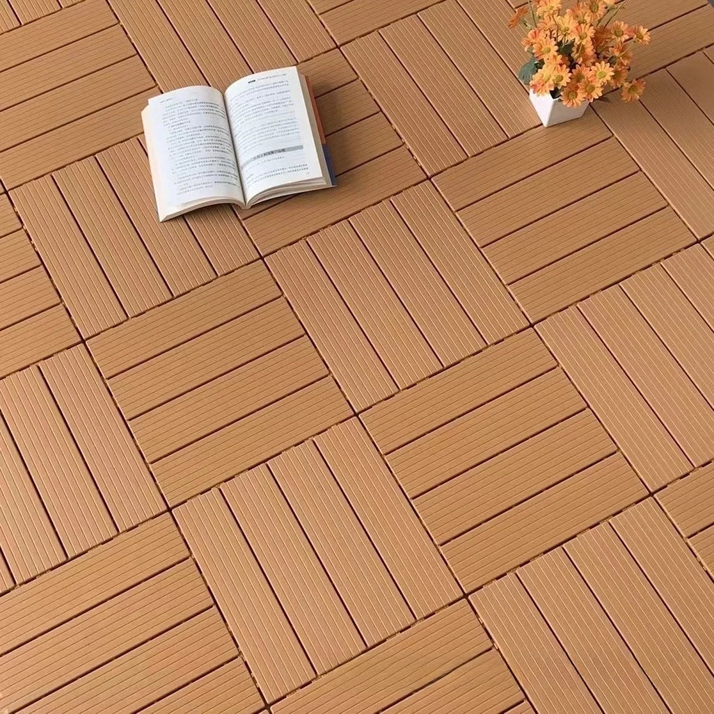 Slipable wooden effect pvc 30cm outside