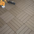 300mm Wood-Look Interlocking Deck Tiles