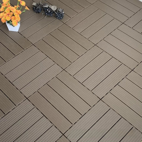 300mm Wood-Look Interlocking Deck Tiles