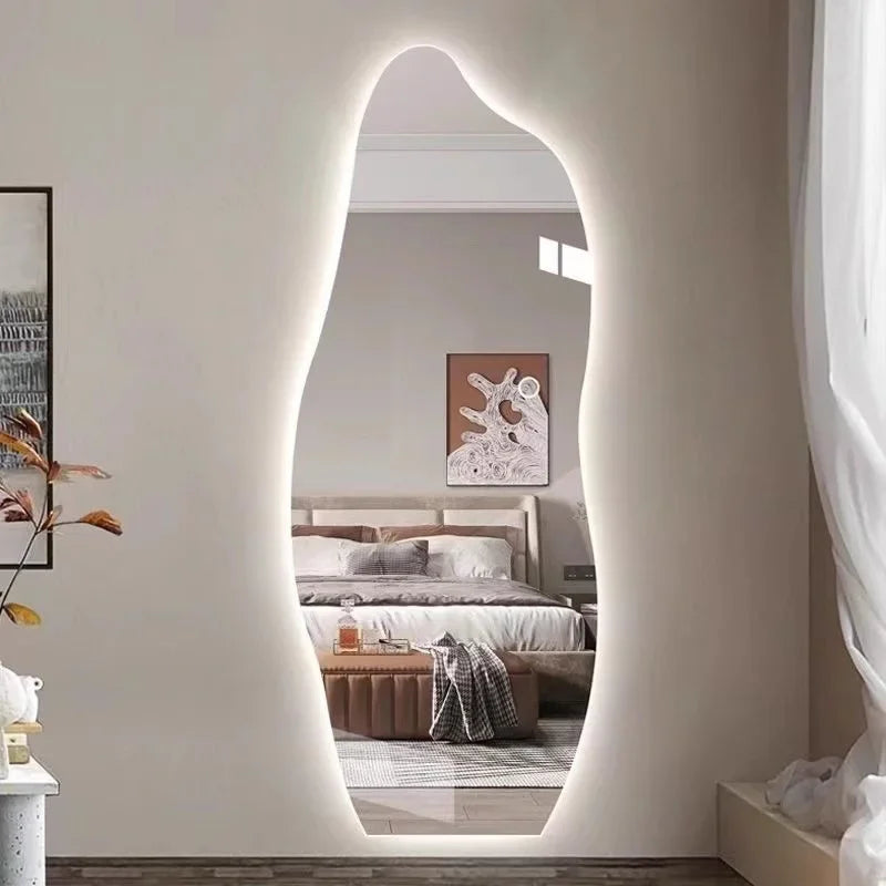 Decorative mirror Nordic style irregular for elegant interior - view 2