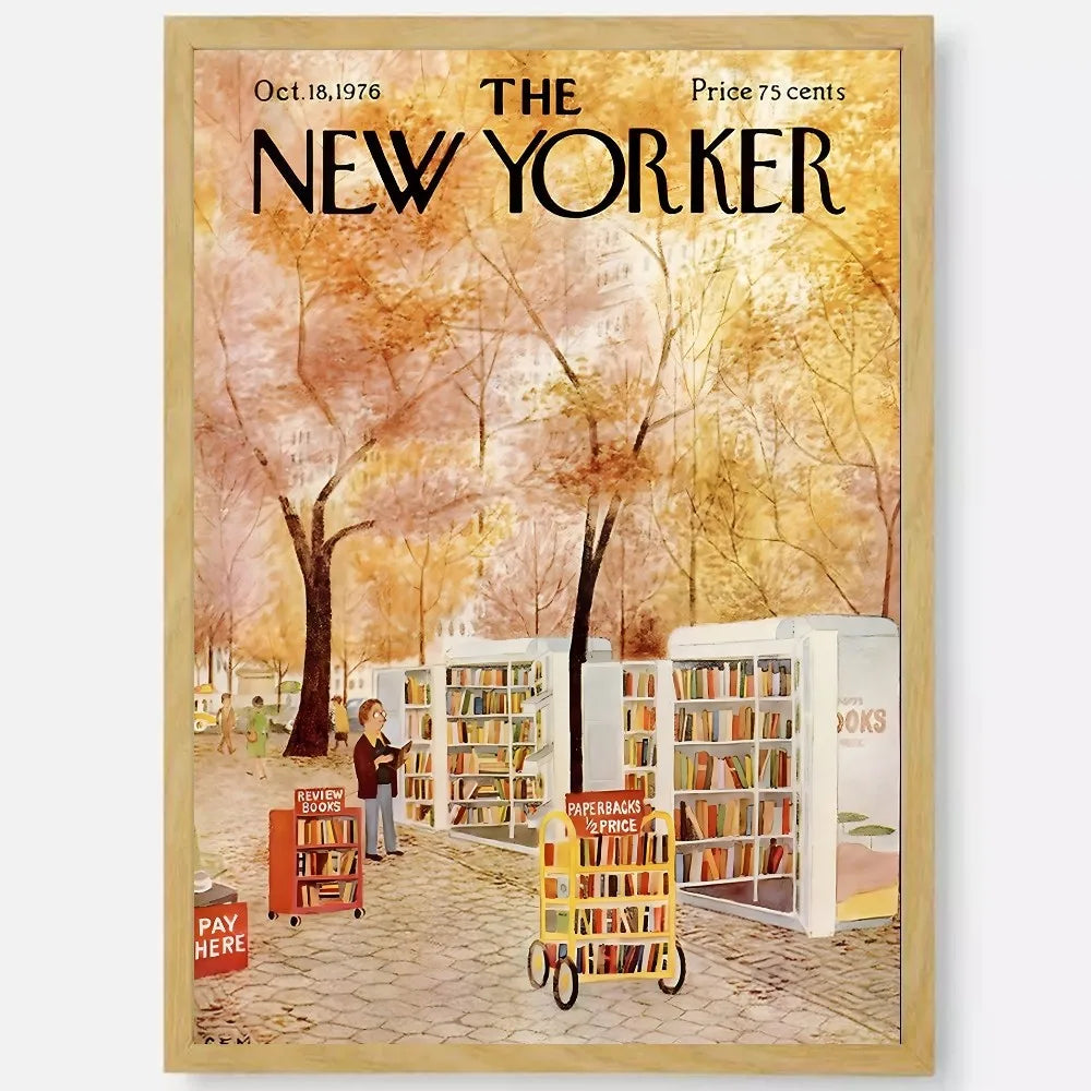 Dynamic New Yorker Wall Poster Waterproof Sticker - Z6 / 30x40cm No Frame