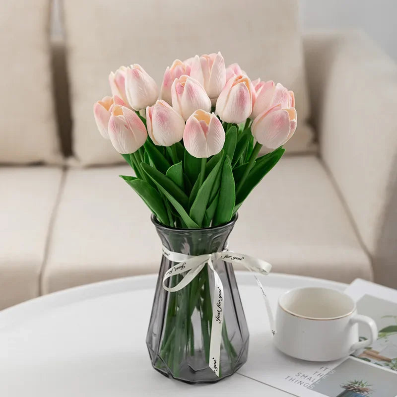 Bouquet of artificial tulips luxury for interior decoration and wedding - view 4