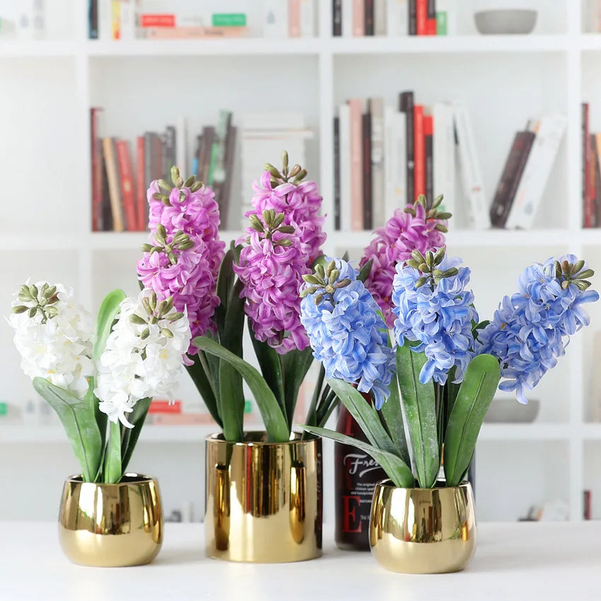 Artificial Hyacinth Flower Arrangement for Photography, Design 2