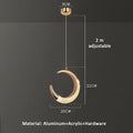 Modern creative study lamp for interior decoration - Lune / 220V / Neutral Light