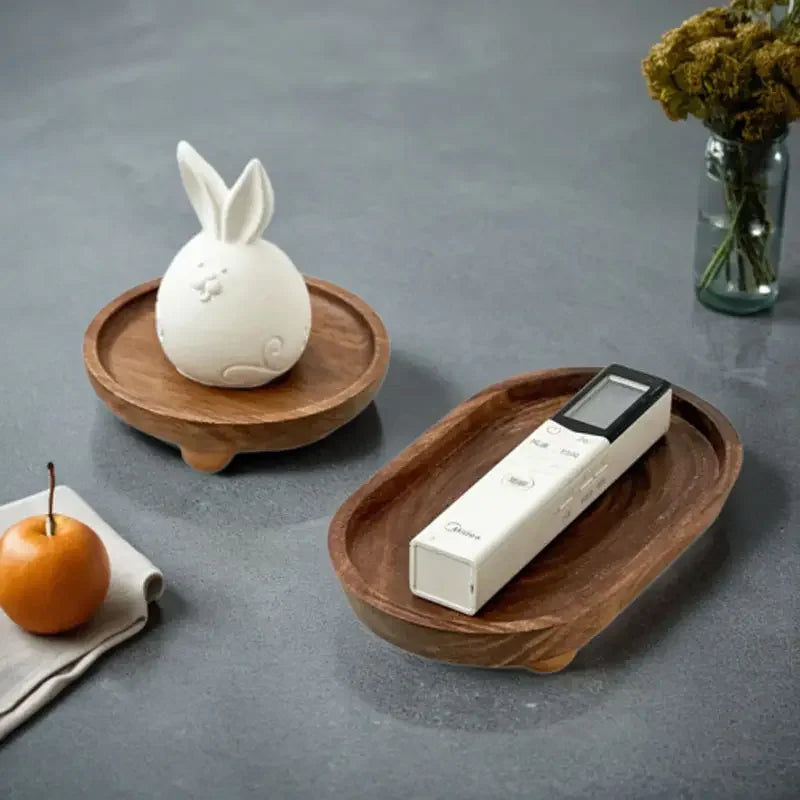 Multifunctional wooden shelf for storage and decoration - view 3
