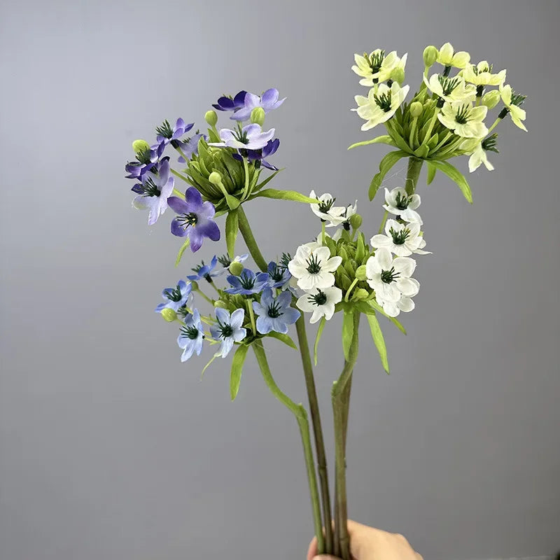 Artificial velvet silk flowers for elegant decoration - view 3