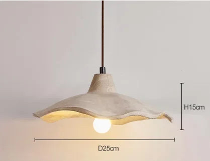 Japanese style calm breeze during light, bedroom bedside micro cement during light, homestay restaurant LED light - 25x15cm