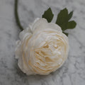 Realistic artificial peony for decoration and wedding - Beige