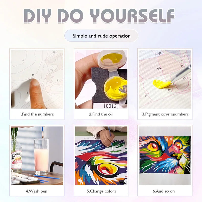 Funny acrylic clown paint kit for kids artistic decoration - view 3