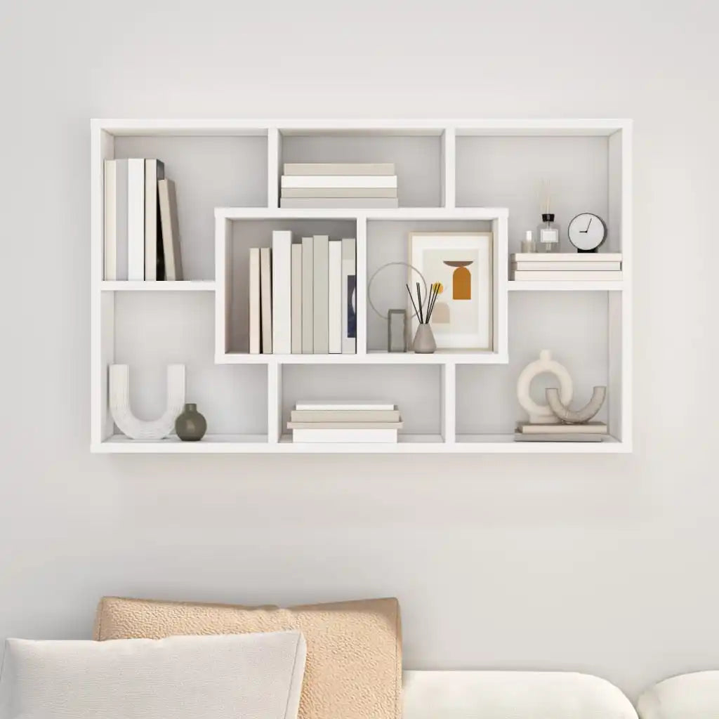 Wooden wall shelf engineering modern simple design for interior - view 6